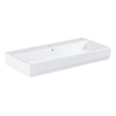 GROHE Cube céramique lavabo à poser 100x49 trou de robinet+trop-plein pureguard blanc SW205857