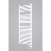 Zehnder Aura E Radiateur sèche-serviettes électrique 122,6x50cm 750 watts 230 volts | 50 Hz Acier Blanc brillant SW205921