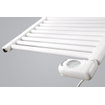 Zehnder Aura E Radiateur sèche-serviettes électrique - 146,6x60cm - 1000 watts - Blanc brillant SW213466