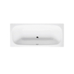 Bette Duett baignoire tôle d'acier rectangulaire 170x75x42cm blanc 0341231