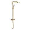 GROHE Euphoria XXL Colonne de douche avec robinet thermostatique et douche de tête Rainshower Cosmo 310 et douchette cool sunrise (or) SW98860