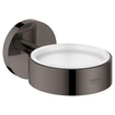 GROHE Essentials Support mural - pour distributeur de savon/verre - hard graphite SW98928