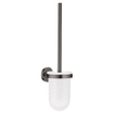 GROHE Essentials Porte-balai de WC - montage murale - rond - ouvert - hard graphite SW99040