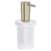 GROHE Essentials distributeur de savon en verre sans porteur nickel brossé SW98943