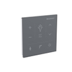 Geberit AquaClean panneau de commande mural 9.3x9.3cm pour Aquaclean Tuma Comfort et Mera verre Noir SW107039