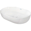 Duravit Luv vasque à poser 60x40cm sans trou de robinetterie blanc SW227983