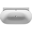 Duravit Luv half vrijstaand bad 180x95cm mat wit SW228000