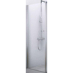 Novellini Giada porte pivotante G 84/87x195cm droite profil chrome mat et verre transparent 0334531