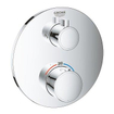 Grohe Grohtherm Inbouwthermostaat - 2 knoppen - rond - chroom SW236915