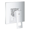 GROHE Eurocube Partie de finition pour robinet de douche encastrable sans inverseur chrome SW236931