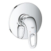 Grohe Eurostyle New Mitigeur thermostatique encastré - 1 bouton - sans inverseur - poignée ouverte - chrome SW236941