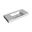 Royal plaza Merlot lavabo pour meuble 1 trou de robinet 100x45 blanc céramique SW395638