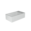 Royal Plaza Merlot lave-mains 40x22 cm trou de robinet à droite Comfortstone Blanc brillant GA40824