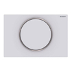 Geberit Sigma10 plaque de commande - chasse à 2 touches - bouton rond - blanc mat/easy-to-clean SW242677