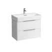 Laufen VAL lavabo-meuble 42x75x11.5cm avec trou de robinet avec trop-plein SaphirKeramik blanc SW47007