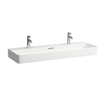 Laufen VAL lavabo-meuble 120x42x16cm sans trou de robinet avec trop-plein SaphirKeramik blanc SW157060