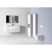 Laufen Pro s meuble combiné lavabo + base avec 2 tiroirs y compris lavabo 120x61x50cm 2 robinets avec trop-plein blanc brillant SW157481