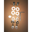 Guo Calando réserve kit de fixation pour WC suspendu SW258712