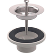 Geberit Bonde de lavabo Bouchon d''évacuation Inox SW259143