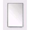 Royal Plaza Merlot miroir 60x80cm sans éclairage rectangulaire Verre Noir mat SW395519
