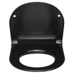 Pressalit Sway d Abattant WC avec softclose et lift off noir mat SW296547