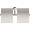 Duravit Starck T Porte-rouleau de papier toilette - double - sans clapet - chrome SW297077