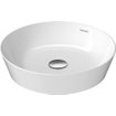 Duravit Cape Cod vasque à poser ronde sans trou de robinetterie sans trop-plein Ø43cm blanc mat SW297014