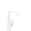 Hansgrohe Metropol robinet de lavabo 230 avec vidage push open avec bec orientable 120° 16,5 cm blanc mat SW297288