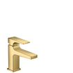 Hansgrohe Metropol Mitigeur WC 100 avec vidage push open avec bec fixe 12.7 cm polished gold SW297554
