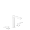 Hansgrohe Metropol robinet de lavabo 160 avec bonde push open avec trop-plein bec fixe 15.2cm mat blanc SW297581