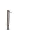 Hansgrohe Metropol Corps de finition pour robinet de baignoire autoportante montage au sol avec inverseur avec bec fixe 23.5 cm chrome noir brossé SW297548