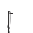 Hansgrohe Metropol partie de finition pour robinet de baignoire autoportant montage au sol avec inverseur avec bec fixe 23.5 cm noir mat SW297543
