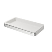 Geesa Frame Étagère 21cm Blanc / Chrome SW334318