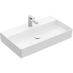 Villeroy & Boch Memento 2.0 wastafel onderzijde geslepen 80x47cm met overloop 1 kraangat ceramic+ SW336054