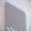 Vasco oni o p el radiateur électrique design aluminium avec niche pour essuie-mains 1800x500 avec 1000w blanc structuré (s600) 0000 SW374646