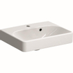 Geberit Smyle Square lave-mains avec trou de robinet avec trop-plein 45x36x16cm blanc 500222011 SW417605