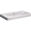 Lavabo Geberit Smyle Square avec trou de robinet et trop-plein 120x48x16.5cm blanc SW417304