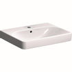 Geberit Smyle Square lavabo avec trou de robinet avec trop-plein 60x48x16.5cm blanc SW417382