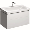 Meuble sous lavabo Geberit Xeno2 2 tiroirs 88x53cm brillant blanc SW417672
