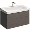 Geberit Xeno2 meuble sous-lavabo 2 tiroirs 88x53cm gris scultura SW417772