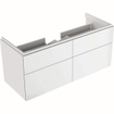 Geberit Xeno2 meuble bas pour lavabo 4 tiroirs 137,4cm blanc SW417675