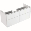 Geberit Xeno2 meuble sous-lavabo 4 tiroirs 117,4x46,2cm blanc brillant SW417563
