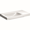 Geberit Xeno2 lavabo 90x48x14cm sans trou de robinetterie sans trop-plein plage à droite KeraTect blanc SW417539
