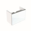 Geberit Acanto Meuble sous-vasque compact avec 1 tiroir 74x53.5x41.6cm avec poignée et siphon blanc SW417719