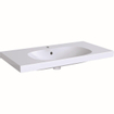 Geberit Acanto lavabo avec trou de robinet avec trop-plein 90x48.2x16.8cm blanc 500623012 SW417388