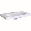 Geberit Acanto lavabo compact avec trou de robinet avec trop-plein 75x42.2x16.8cm blanc 500632012 SW417200