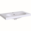 Geberit Acanto lavabo compact avec trou pour robinet et trop-plein 75x42.2x16.8cm blanc 500632012 SW417200