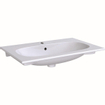 Geberit Acanto meuble lavabo avec trou pour robinet avec trop-plein 75x48x16.8cm blanc 500641012 SW417500