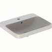 Geberit VariForm lavabo à poser rectangulaire avec trou de robinet avec trop-plein 55x45x17,8cm blanc 500740012 SW417348