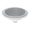 Geberit VariForm lavabo encastré rond sans trou de robinet sans trop-plein Ø39x18.1cm blanc 500746012 SW417566